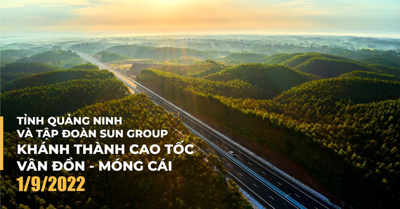 Sun Group: Cao tốc Vân Đồn – Móng Cái khánh thành ngày 1-9-2022