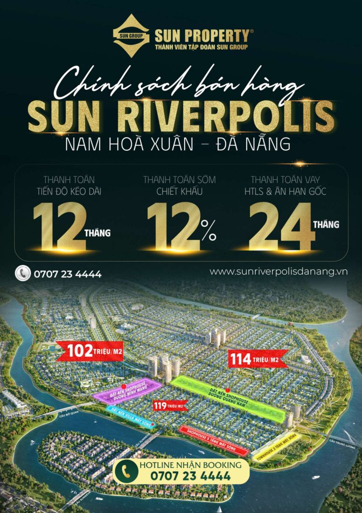 Biệt thự ven sông Nam Hoà Xuân